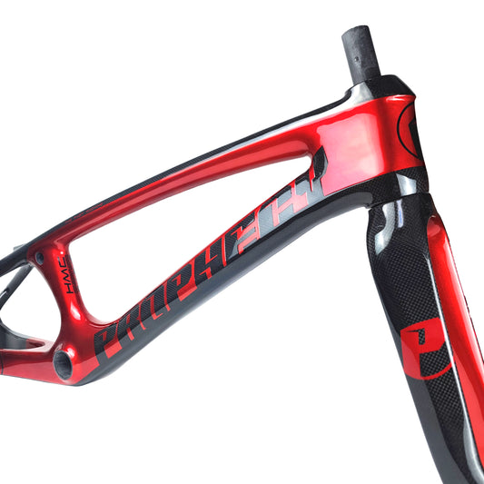 Red Gloss Prophecy SCUD EVO3 Carbon BMX Frame & Forks Kit