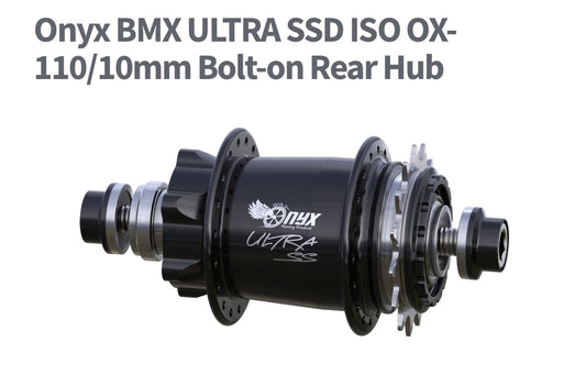 Onyx BMX ULTRA SSD ISO OX-100/10mm Bolt-on REAR Hub