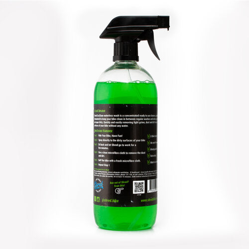 SHRED EcoClean - Waterless Wash - 1ltr