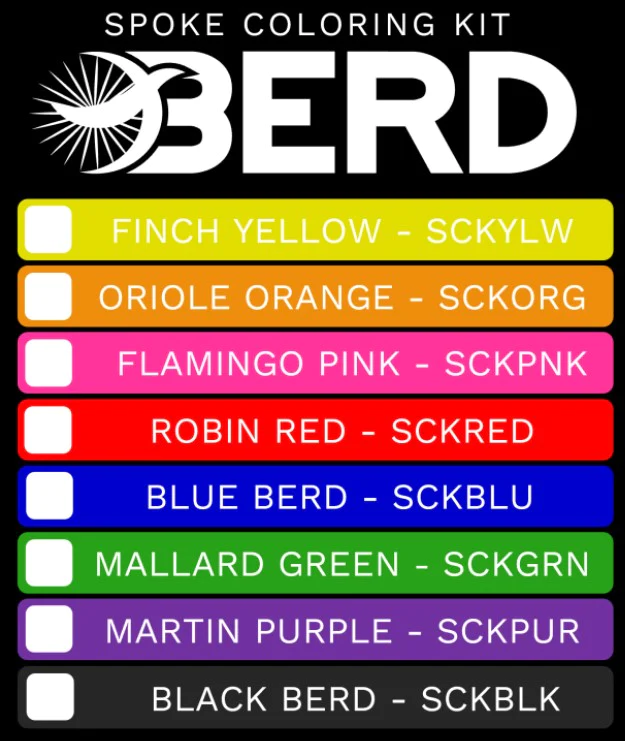 Berd Spoke Coloring Kits