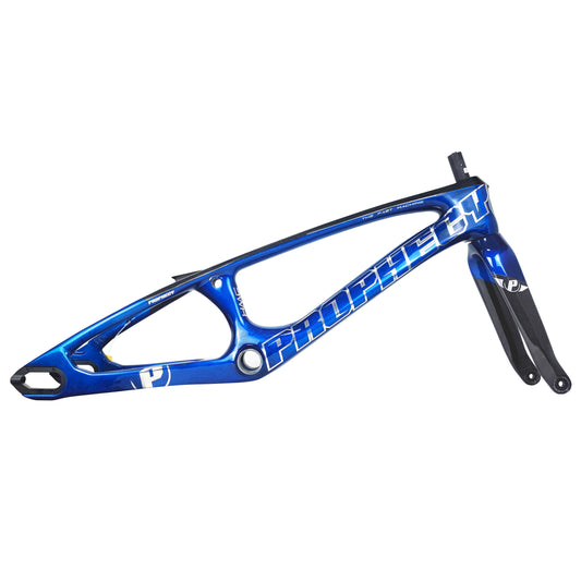 Crystal Blue Prophecy SCUD EVO3 Carbon BMX Disc Frame & Forks Kit