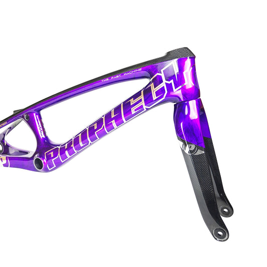 Crystal Purple Prophecy SCUD EVO3 Carbon BMX Disc Frame & Forks Kit