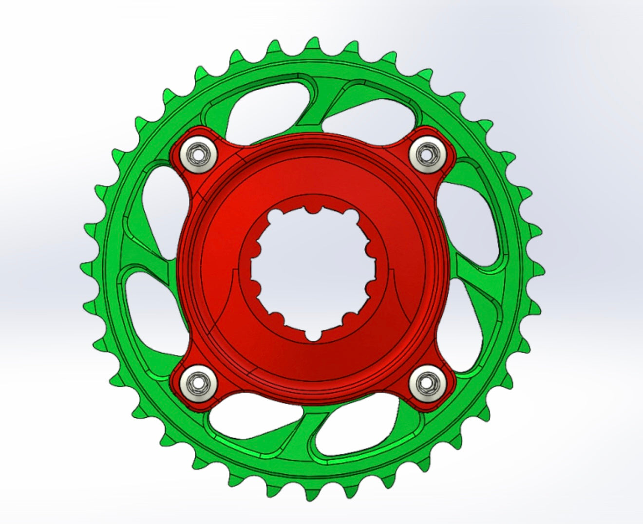Titanium 3D printed cranks