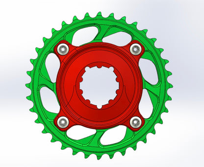 Titanium 3D printed cranks