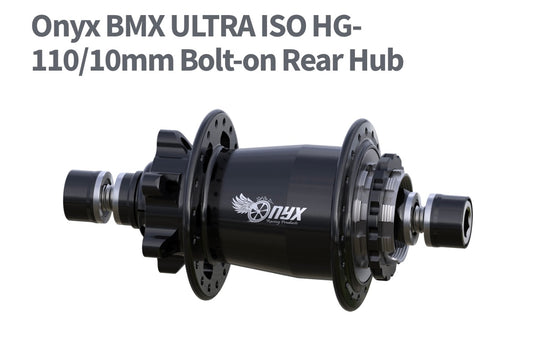 Onyx BMX ULTRA ISO HG-110/10mm Bolt-on REAR Hub
