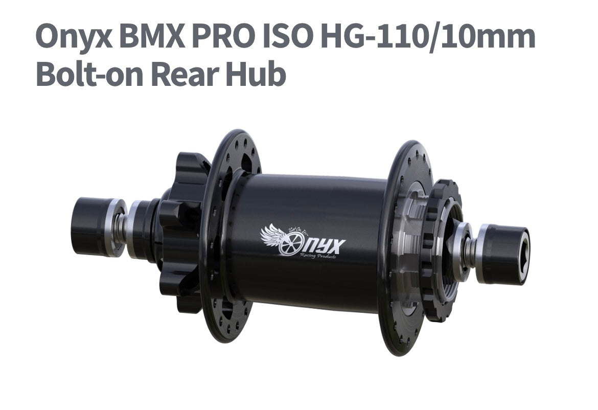 Onyx BMX PRO ISO HG-110/10mm Bolt-on REAR Hub