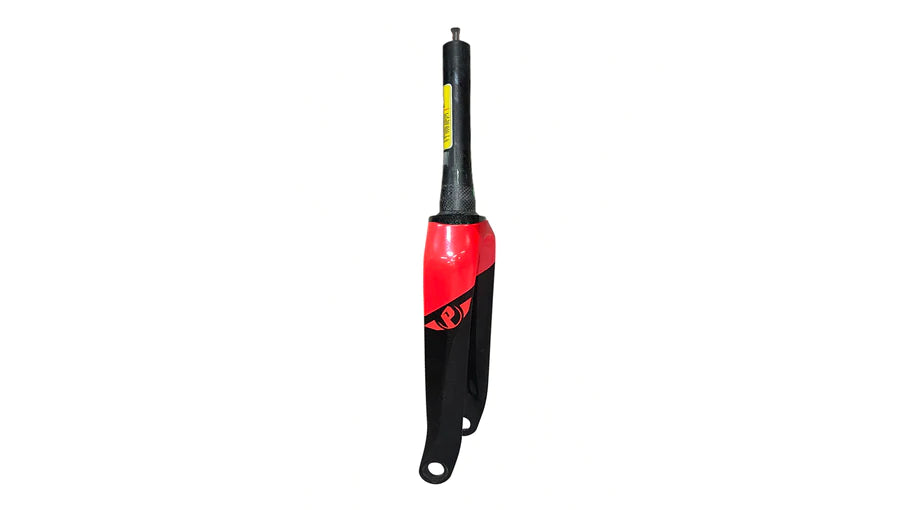 Prophecy Carbon Forks ORANGE GLOSS